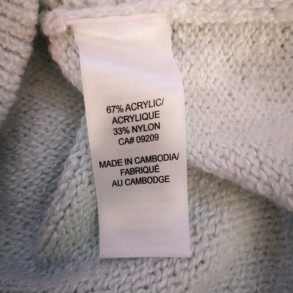 2/$30.00 - Cleo Ladies Size XS Cowl Neck Mint Green Lightweight Tunic/Sweater - Picture 4 of 8